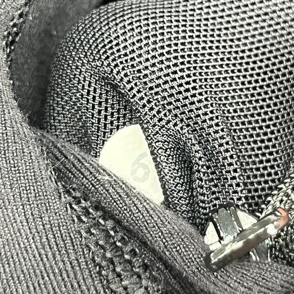 LULULEMON Jacket Womens 6 Daily Practice Midlayer Hooded Yoga Full Zip Black - Picture 10 of 13